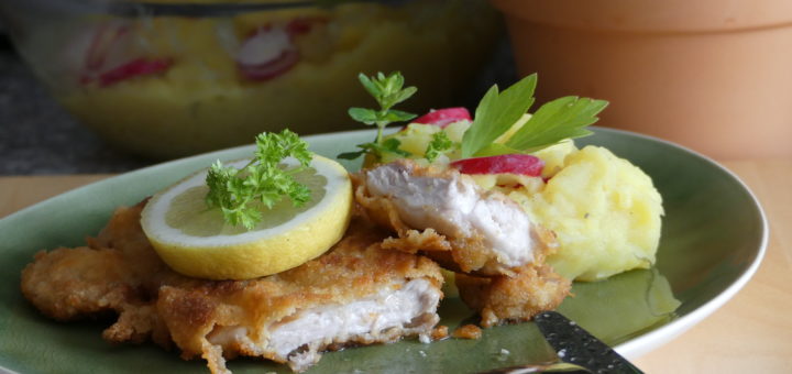 Wiener Backhendl aus der Pfanne