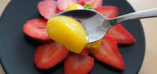 Mangosorbet aus 4 Zutaten