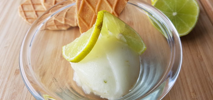 Limettensorbet Rezept