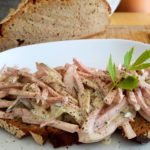 Fleischwurstsalat mit Mayonnaise