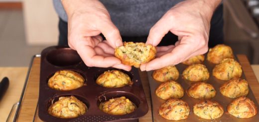 Gemüse Muffins zum Mitnehmen