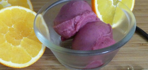 Glühwein Sorbet ohne Alkohol