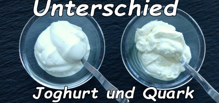 Quark und Joghurt Unterschied