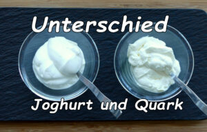 Quark und Joghurt Unterschied