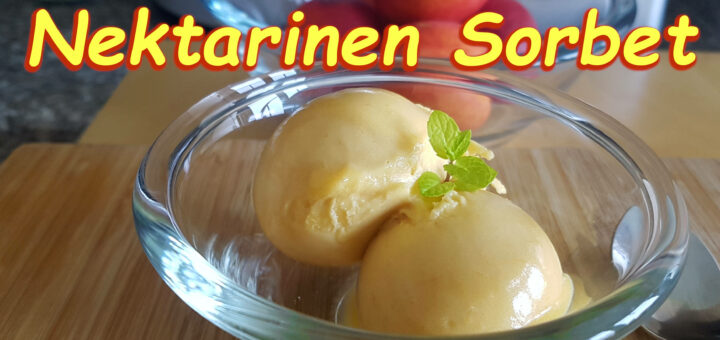 Nektarinen Sorbet