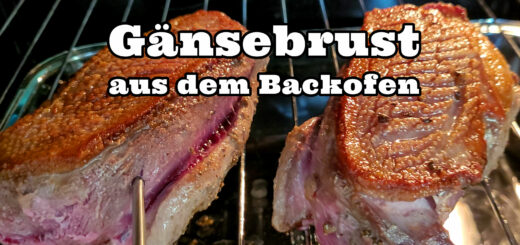 Gänsebrust aus dem Backofen