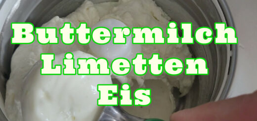 Buttermilch Limetten Eis selber machen Das Proteineis Rezept