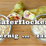 Haferflocken Unterschied kernig und zart Rezept Pfannkuchen