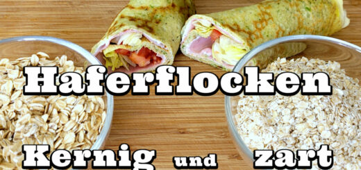 Haferflocken Unterschied kernig und zart Rezept Pfannkuchen