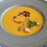 Kürbisssuppe mit Kokosmilch