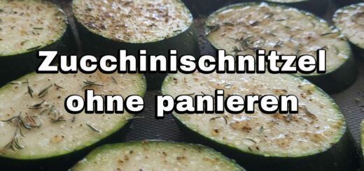 Zucchinischnitzel ohne panieren Rezept