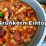 Grünkern Eintopf mit Chorizo