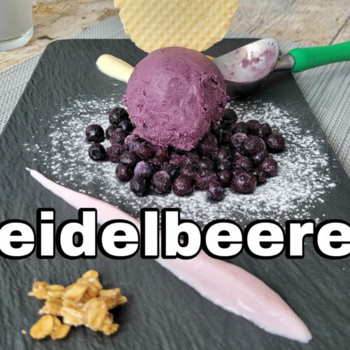 Heidelbeereis mit gekochten Früchten - Meiers Kochtipps