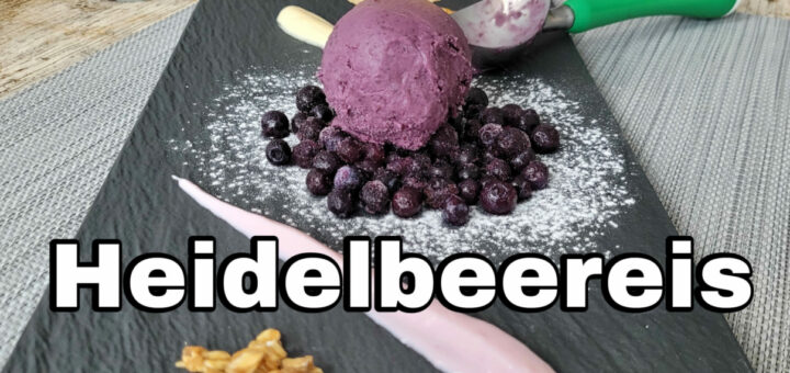 Eis aus Heidelbeeren Rezept