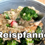 Reispfanne Rezept mit Hähnchen und Brokkoli günstig kochen