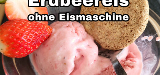 Erdbeereis ohne Eismaschine Rezept