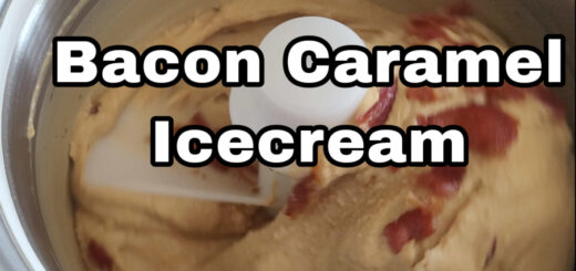 Bacon caramel icecream Rezept