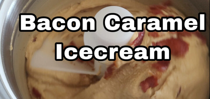Bacon caramel icecream Rezept