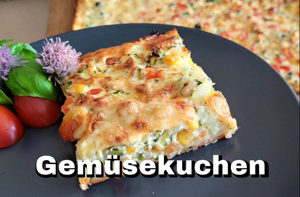 Gemüsekuchen zum Mitnehmen schmeckt warm und kalt - Meiers Kochtipps