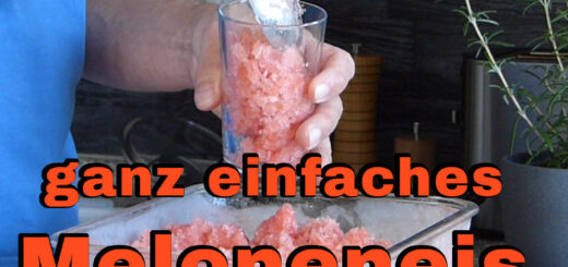 Eis von der Wassermelone #granita perfekt für Cocktails - 01