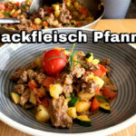 Mediterrane Hackfleischpfanne mit Gemüse Rezept