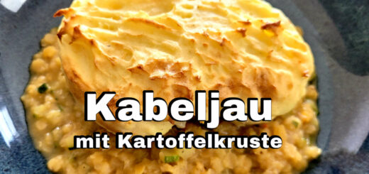 Kabeljau Loin mit Kartoffelkruste Rezept