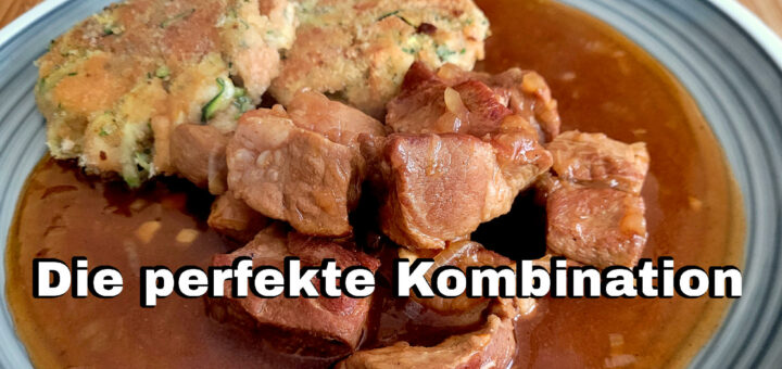 Leckeres Gulaschrezept mit gebratenen Knödeln Rezept