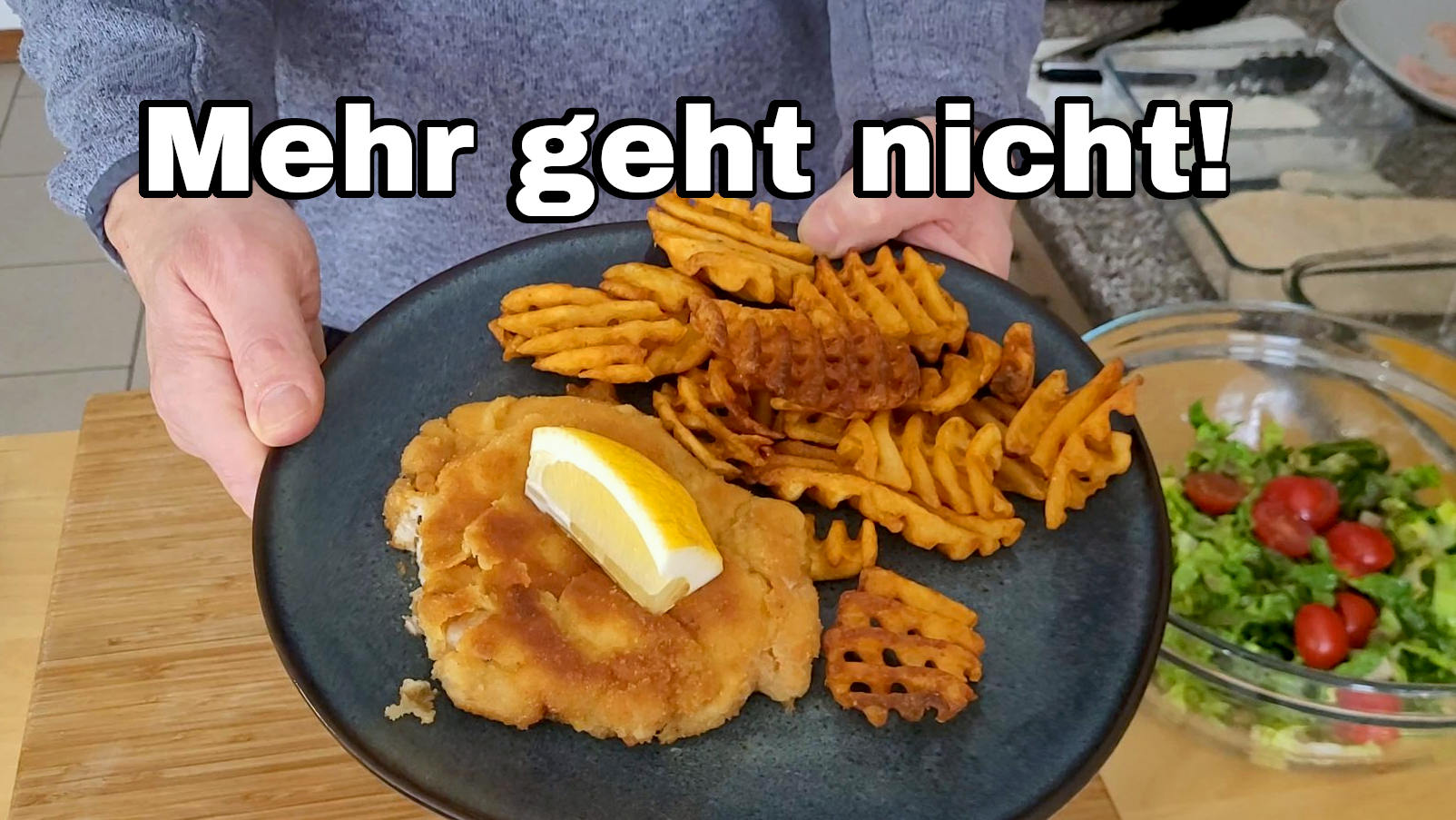 Mein Hähnchenschnitzel Rezept - Saftig und knusprig - Meiers Kochtipps