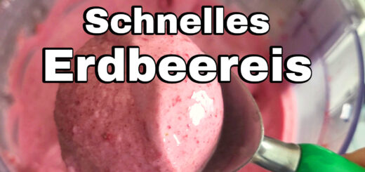 Schnelles Erdbeereis in unter 10 Minuten