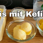 Eis mit Kefir ohne Eismaschine