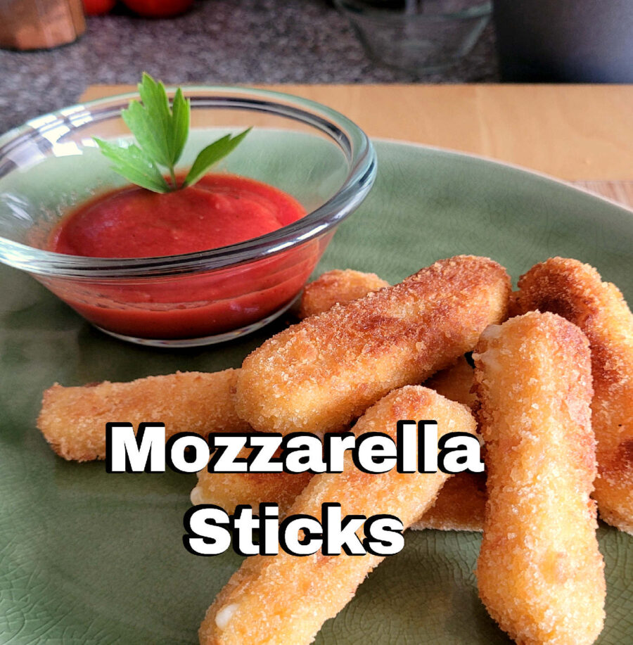 Knusprige Mozzarella-Sticks mit würzigem Tomaten-Dip - Meiers Kochtipps