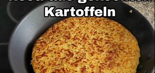 Rösti aus gekochten Kartoffeln