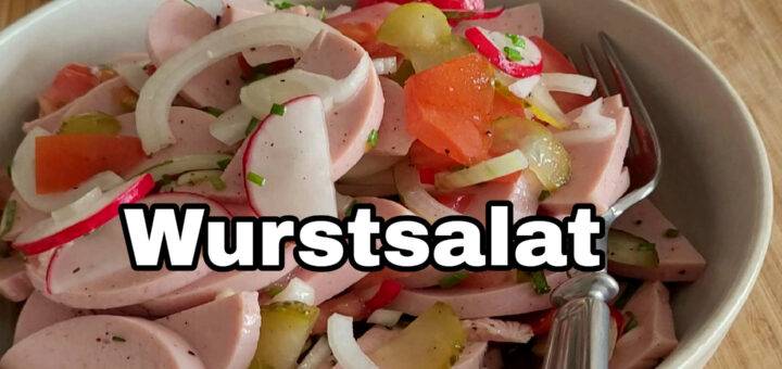 Rezept für einen deftigen Wurstsalat