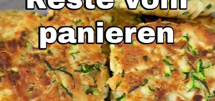 Zucchini Puffer aus den Resten vom Panieren